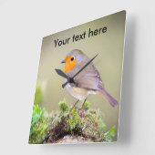 カスタマイズ可能なRobinクロック独自の文字を追加 スクエア壁時計 (傾斜)