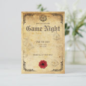 カスタマイズ可能なRoleplayゲームナイト招待状 招待状 (スタンド正面)