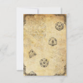 カスタマイズ可能なRoleplayゲームナイト招待状 招待状 (裏面)