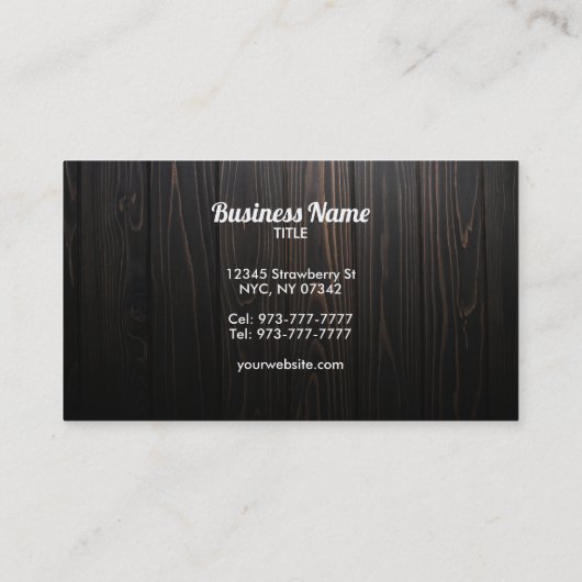 カスタマイズ可能なRVモーターホームキャンパーの名刺 名刺 (裏面)