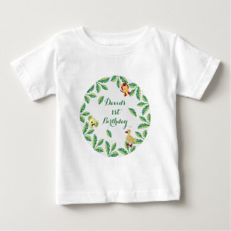 カスタマイズ可能なSafari誕生日パーティー ベビーTシャツ