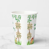 カスタマイズ可能なSafari誕生日パーティー 紙コップ (左)