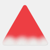 カスタマイズ可能なSanta Hatシール 三角形シール (正面)