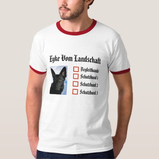 カスタマイズ可能なSchHの成績表 Tシャツ (正面)