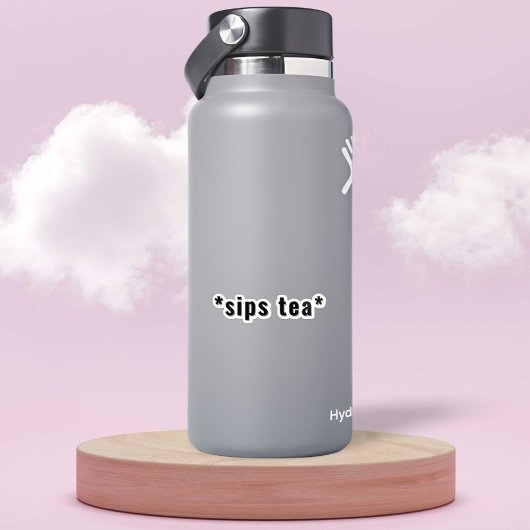 カスタマイズ可能なSipsティーおもしろいミーム シール