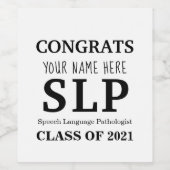 カスタマイズ可能なSLPワインボトルラベル ワインラベル (シングルラベル)