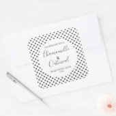 カスタマイズ可能なSoapラベルパターモダンン スクエアシール (封筒)