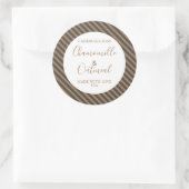 カスタマイズ可能なSoapラベルパターモダンン ラウンドシール (バッグ)