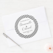 カスタマイズ可能なSoapラベルパターモダンン ラウンドシール (封筒)