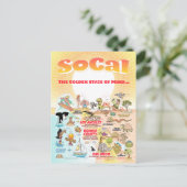 カスタマイズ可能なSoCalポストカード ポストカード (スタンド正面)