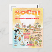 カスタマイズ可能なSoCalポストカード ポストカード (正面/裏面)