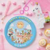 カスタマイズ可能なSoCal誕生日プレート ペーパープレート (パーティー)