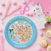 カスタマイズ可能なSoCal誕生日プレート ペーパープレート (パーティー)