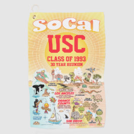 カスタマイズ可能なSoCal ゴルフタオル