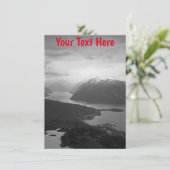 カスタマイズ可能なSognefjord、ノルウェーカード (スタンド正面)