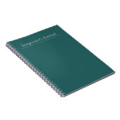 カスタマイズ可能なSongwriter's Journal ノートブック (右側)