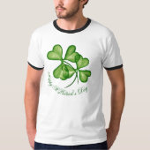 カスタマイズ可能なSt Patrick's Day Shamrock Artヴィンテージ Tシャツ (正面)