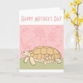 カスタマイズ可能なSulcata Mother's Dayカード10 カード (黄色い花)