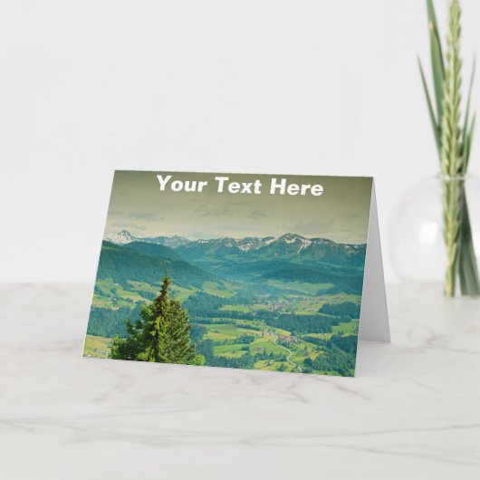 カスタマイズ可能なSulzberg,オーストリア カード (正面)