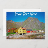 カスタマイズ可能なSvolvaer、ノルウェーカード (正面/裏面)