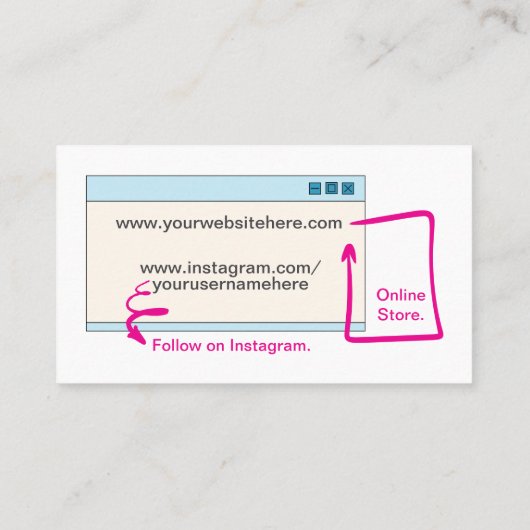 カスタマイズ可能なTシャツ販売業者ショップ名刺 名刺 (裏面)