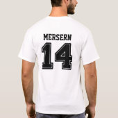 カスタマイズ可能なTシャツ Tシャツ (裏面)