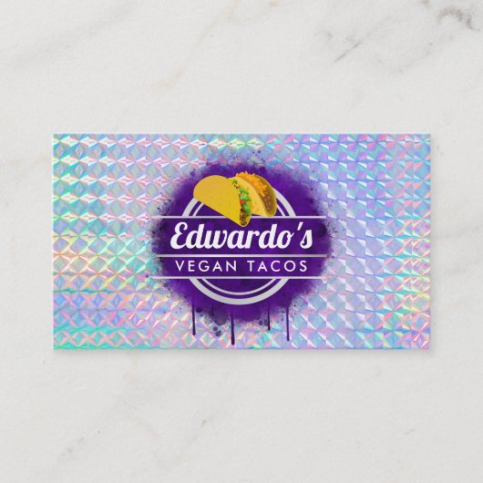 カスタマイズ可能なTaco名刺 名刺 (正面)