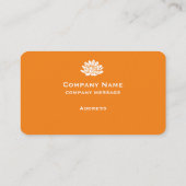 カスタマイズ可能なTangerine名刺 名刺 (裏面)