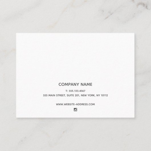 カスタマイズ可能なTattooアフターケア手順ブラック 名刺 (裏面)