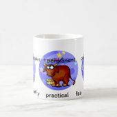 カスタマイズ可能なTaurusの特徴かわいい漫画〔占星術の〕十二宮図 コーヒーマグカップ (中央)