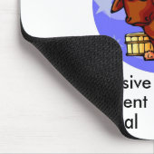 カスタマイズ可能なTaurusの特徴かわいい漫画〔占星術の〕十二宮図 マウスパッド (コーナー)