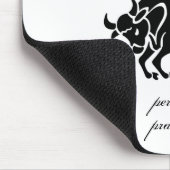 カスタマイズ可能なTaurus特性ギリシャ語 – スタイル〔占星術の〕十二宮図 マウスパッド (コーナー)