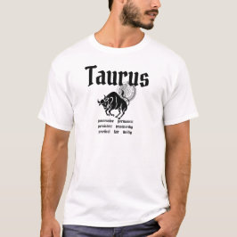 カスタマイズ可能なTaurus特性ギリシャ語 – スタイル〔占星術の〕十二宮図 Tシャツ