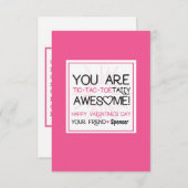 カスタマイズ可能なTic Tac Toeバレンタイン 招待状 (正面/裏面)