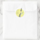 カスタマイズ可能なTiffaneeシール ラウンドシール (バッグ)