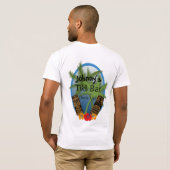 カスタマイズ可能なTikiのバーのワイシャツ Tシャツ (裏面フル)