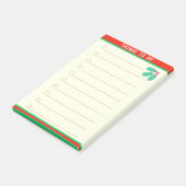 カスタマイズ可能なTo Do & Holly Berry ポストイット (アングル)