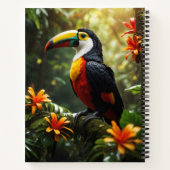 カスタマイズ可能なToutcanノートブック:トロピカルエスケープ ノートブック (裏面)