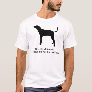 カスタマイズ可能なTreeingの歩行者のCoonhound Tシャツ