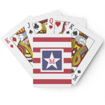 カスタマイズ可能なUSA国旗のモノグラム