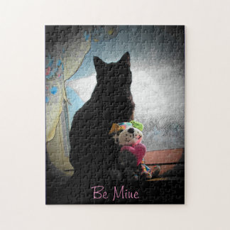 カスタマイズ可能なValenpuzzle子猫とPlush ジグソーパズル