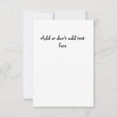 カスタマイズ可能なValentinesカード サンキューカード (裏面)