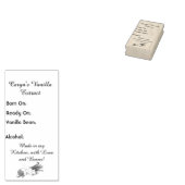 カスタマイズ可能なVanilla抽出ラベル ラバースタンプ (押印)