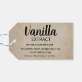 カスタマイズ可能なVanilla抽出ラベルVE001_04RT ギフトタグ (裏面横)