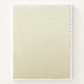 カスタマイズ可能なVanilla Extract Maker Journal ノートブック (裏面)