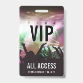 カスタマイズ可能なVIPオールアクセスコンサート バッジ (正面)