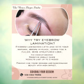 カスタマイズ可能なWhy Eyebrow Laminating Studio サービス ウィンドウサイン (シート3)
