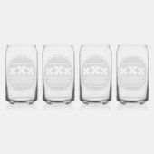 カスタマイズ可能なXXX缶グラス ガラス缶 (裏面)