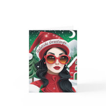 カスタマイズ可能なYuletideクリスマスカード