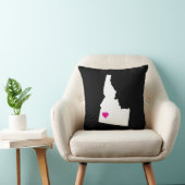 カスタマイズ可能アイダホ州ラブリバーシブルピロー クッション (椅子)